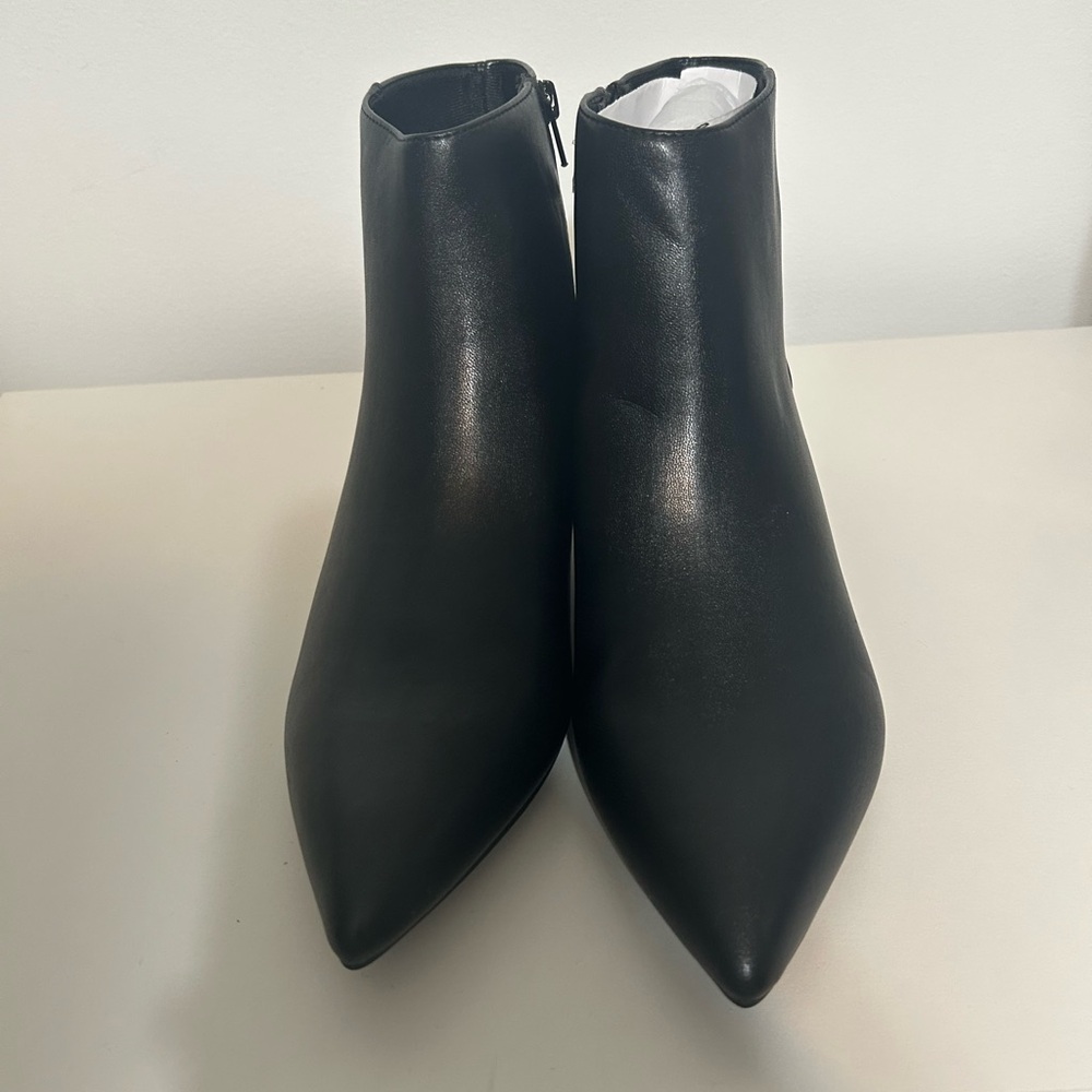 Black Ankle Boots (Kitten Heel)